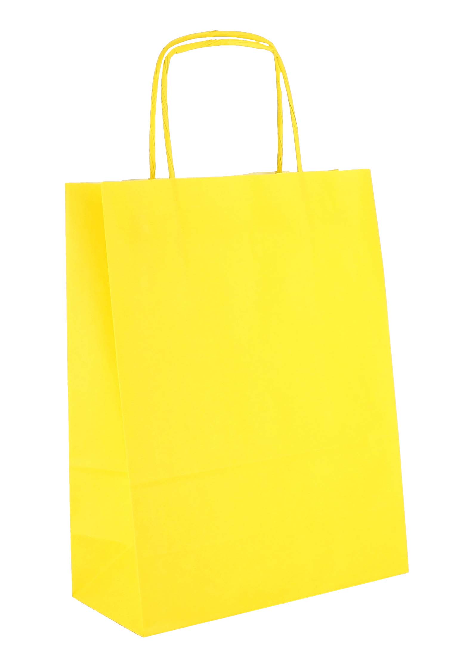 Papiertasche VERONA, Farbe gelb